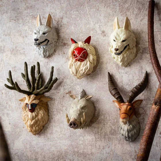 Princess Mononoke Face Magnet Blind Box "Princess Mononoke" (Box/6)
