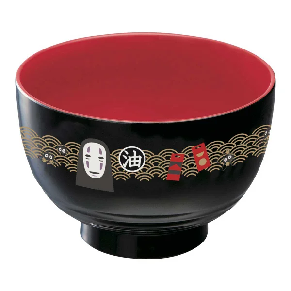 Skater No Face Traditional Japanese Lacquer Ware Small Bowl - Spirited Away