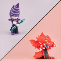 MegaHouse MEGATOON Yu-Gi-Oh！ Duel Monsters  Dark Magician＆Slifer the Sky Dragon set 【with gift】 - Yu-Gi-Oh! - photo 3