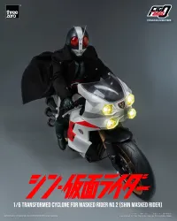 threezero FigZero 1/6 Transformed Cyclone for Masked Rider No.2 (SHIN MASKED RIDER) - Kamen Rider: Masked Rider - photo 6