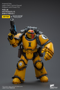 Imperial Fists   Legion MkIII Tactical Squad  Sergeant with Power Fist 8