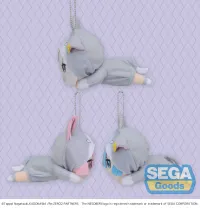 SEGA NESOBERI (Lay-Down) "Re:ZERO -Starting Life in Another World-" MP Plush "Emilia & Ram & Rem" -The Great Spirit Pack-(re-run) - Re:ZERO -Starting Life in Another World- - photo 2