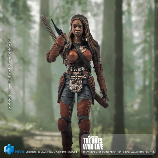 HIYA TOYS Exquisite Mini Series 1/18 Scale The Walking Dead Michonne Action Figure - The Walking Dead
