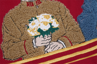 Golden Kamuy Sagara Embroidery Handbag Tsukishima & Koito 4