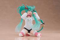 Hatsune Miku Desktop Cute Figure (Cat Ear T-Shirt Ver.) Reissue 3