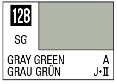 Mr. Color 128 - Gray Green (Semi-Gloss/Aircraft)