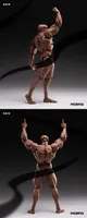Queen Studios INART- Blank Male Body 1/12 Action Figure (Black) - Action Figures - photo 2