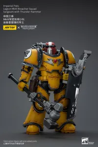 JOYTOY Imperial Fists Legion MkIII Breacher Squad Sergeant with Thunder Hammer - Warhammer 40K - photo 4