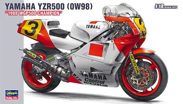 [BK3] 1:12 YAMAHA YZR500 (0W98) 1988 WGP500 CHAMPION