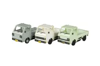 PLUM PMOA 1/80 Scale Paper kit Town Corner Accessory Series kei truck(white/silver/pale green) - Scale Kits - photo 1
