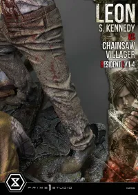 Prime 1 Studio Ultimate Premium Masterline Resident Evil 4 Leon S. Kennedy versus Chainsaw Villager Bonus Version - Video Games - photo 21