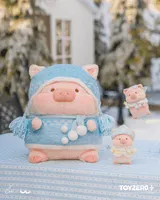 TOYZEROPLUS LuLu the Piggy Winter Series - Mushroom Elf Lu Plush Keychain - LuLu The Piggy - photo 4