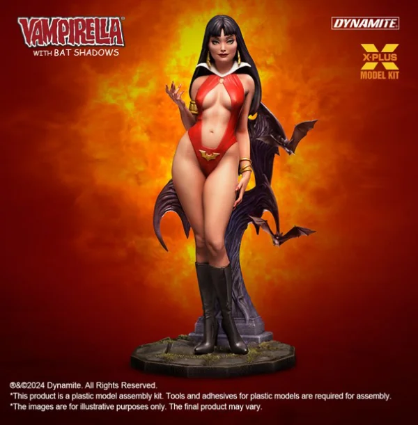 X-PLUS 1/8 Scale Vampirella with Bat Shadows - Vampirella