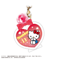 SANRIO CHARACTERS BIRTHDAY "PUKKURI" CLEAR KEY RING 11