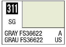Mr. Color 311 - Gray FS36622 (Semi-Gloss/Aircraft)