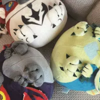 CAPCOM Monster Hunter Fluffy Eggshaped Plush Mini Nargacuga - Monster Hunter - photo 6