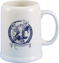 Ceramic Beer Mug With Original Illustration 2