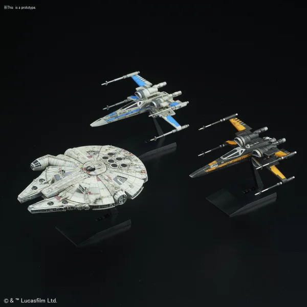 BANDAI HOBBY 1/144 & 1/350 Resistance Vehicle Set - Star Wars