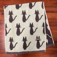 Marushin Jiji Silhouette Face Towel - Kiki's Delivery Service - photo 1