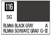Mr. Color 116 - RLM66 Black Gray (Semi-Gloss/Aircraft) 1
