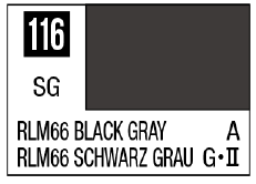 Mr. Color 116 - RLM66 Black Gray (Semi-Gloss/Aircraft)