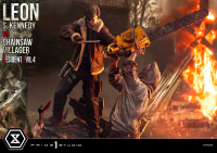 Ultimate Premium Masterline Resident Evil 4 Leon S. Kennedy versus Chainsaw Villager Bonus Version 93