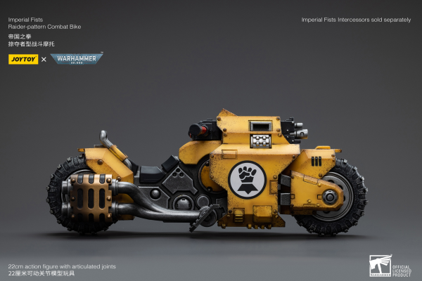 Warhammer 40K-Imperial Fists Raider-pattern Combat Bike