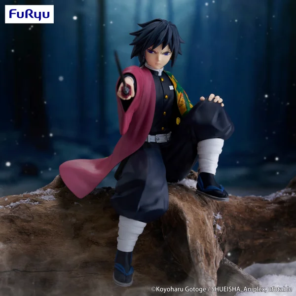 FuRyu Demon Slayer: Kimetsu no Yaiba　Noodle Stopper Figure -Tomioka Giyu- - Demon Slayer: Kimetsu no Yaiba