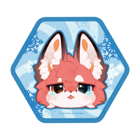 FLUFFY LAND Pinback Button Crying 1
