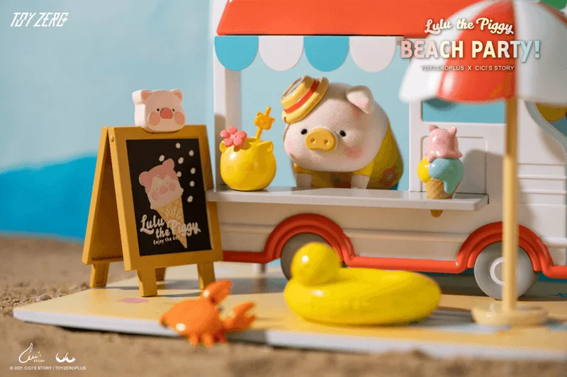 LuLu the Piggy - Beach Party Ice Cream Van Box Set