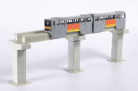 1/150 Scale  Tama Intercity Monorail Series 1000 Paper kit（2cars） 2