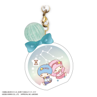 SANRIO Zodiac Pu-Clear Keychain (Includes Display board) 2