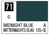 Mr. Color 71 - Midnight Blue (Semi-Gloss/Primary) 1