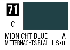 Mr. Color 71 - Midnight Blue (Semi-Gloss/Primary)