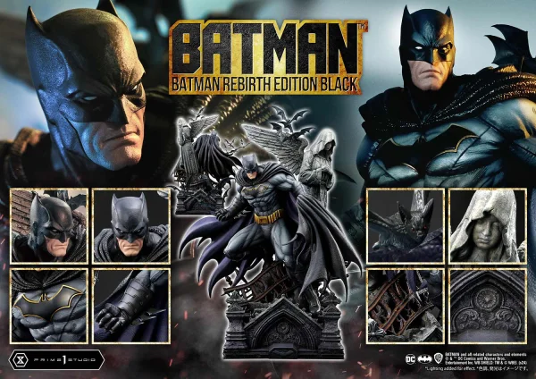 Prime 1 Studio Ultimate Premium Masterline  Batman (Comics)  Batman Rebirth Edition (Black) - DC Comics
