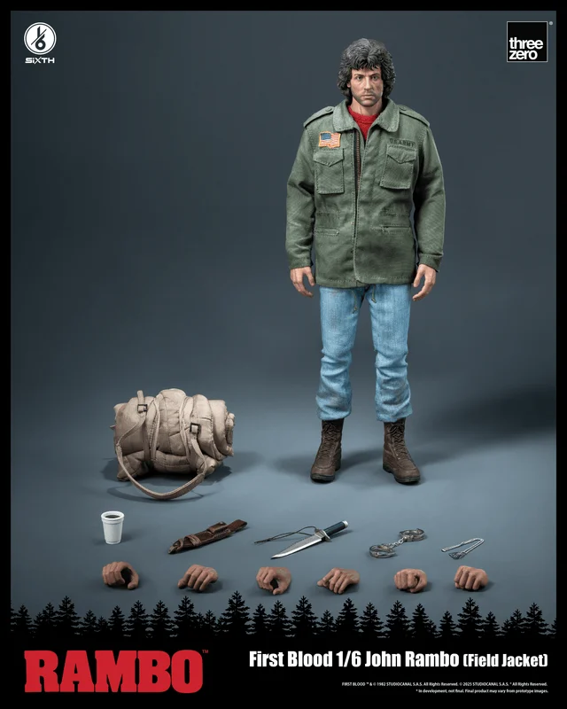 threezero Rambo: First Blood - 1/6 John Rambo (Field Jacket) - Rambo