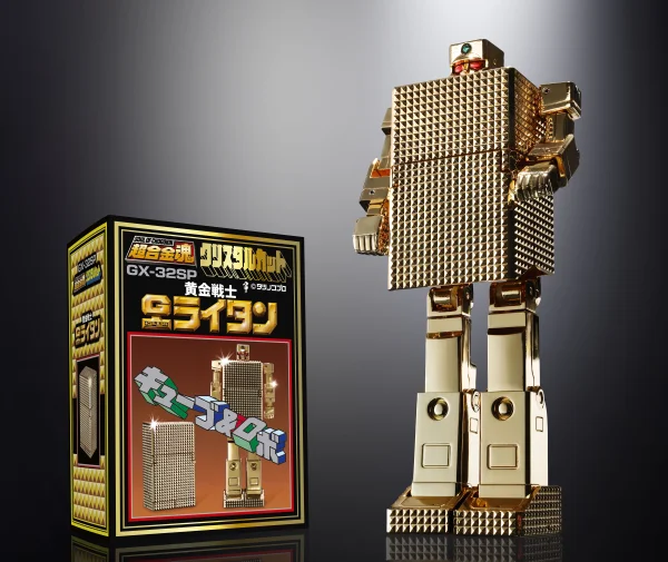 TAMASHII NATIONS GX-32SP GOLD LIGHTAN THE GOLDEN WARRIOR CHOGOKIN 50th Ver. " GOLDLIGHTAN THE GOLDEN WARRIOR", TAMASHII NATIONS SOUL OF CHOGOKIN - Golden Warrior Gold Lightan