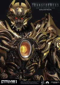 Prime 1 Studio Museum Masterline Transformers: Age of Extinction (Film) Galvatron Gold Version - Transformers - photo 10