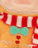 LuLu the Piggy Christmas - Gingerbread Man Lu Plush Keychain 2
