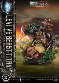 Ultimate Premium Masterline  TV animation Attack On Titan  Levi versus Beast Titan Bonus Version 70