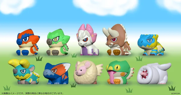 CAPCOM Capcom Figure Builder Finger Puppet Monster Hunter Vol. 1 (10pc per box) - Monster Hunter