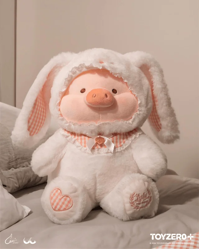 TOYZEROPLUS LuLu the Piggy - 28cm Bunny LuLu Plush (White ver.) - LuLu The Piggy