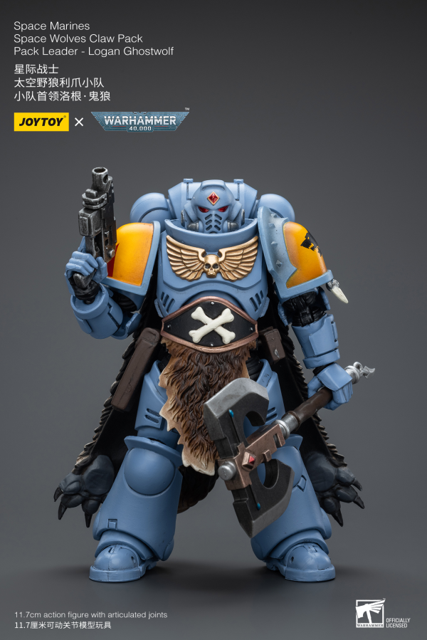 Space Marines Space Wolves Claw Pack Pack Leader -Logan Ghostwolf