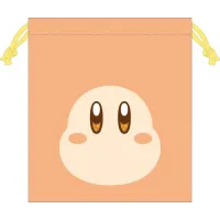 KIRBY Pupupu face drawstring bag /(2) Waddle Dee
