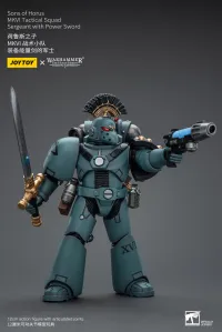 JOYTOY Sons of Horus MKVI Tactical Squad Sergeant with Power Sword - Warhammer 40K - photo 9