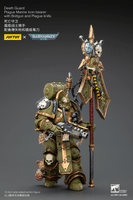 Death Guard Plague Marine Icon bearer with Boltgun and Plague knife 4