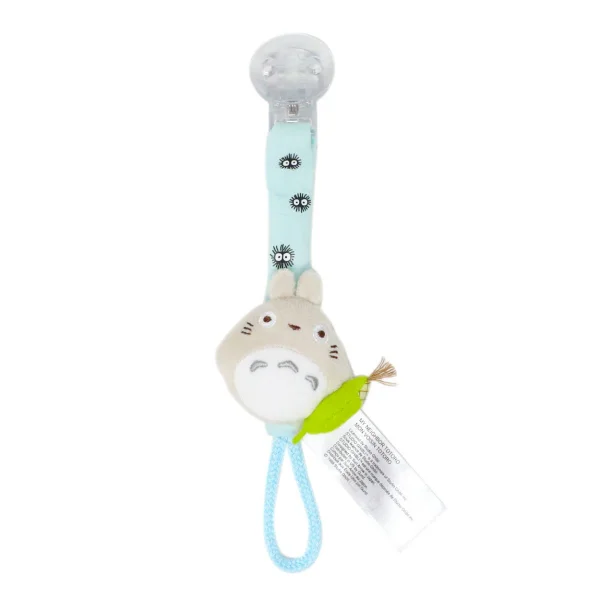 Sun Arrow My First Totoro - Big Totoro Pacifier Holder/Clip (Grey) - Studio Ghibli