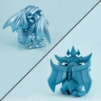 MegaHouse MEGATOON Yu-Gi-Oh！ Blue Eyes White Dragon＆Obelisk the Tormentor set 【with gift】 - Yu-Gi-Oh! - photo 6