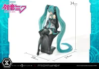 Prime 1 Studio PRISMA WING Hatsune Miku "Art by neco" 1/4 Scale Statue - Hatsune Miku - photo 11