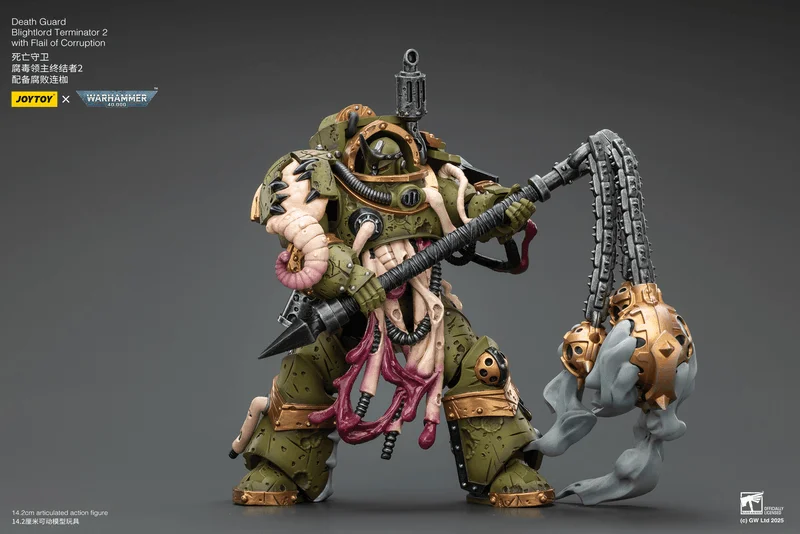Death Guard Blightlord Terminator 2 with Flail of Corruption